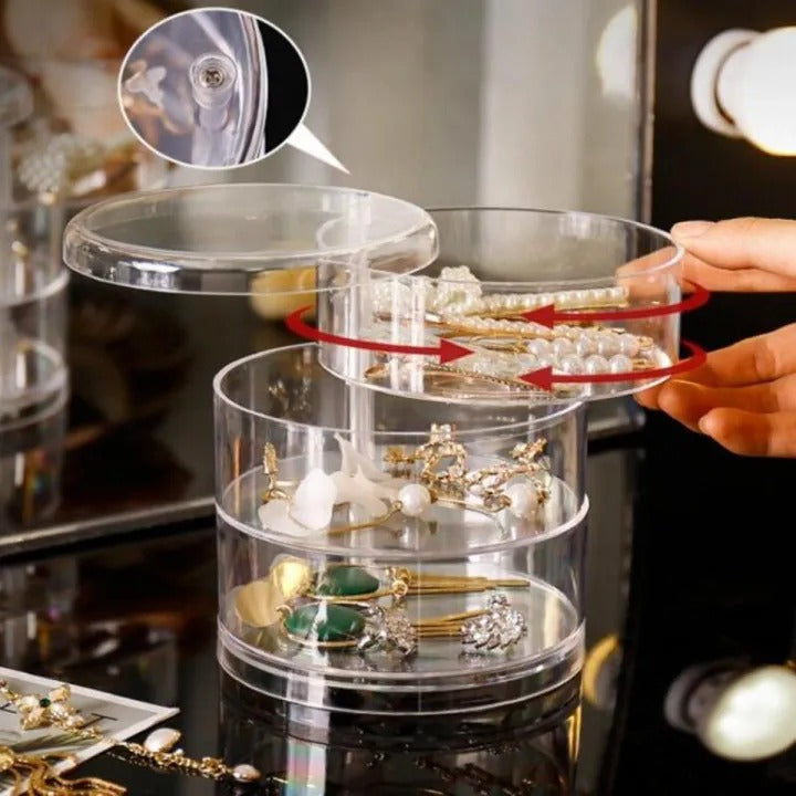 Stylish jwelery box for earning, necklace