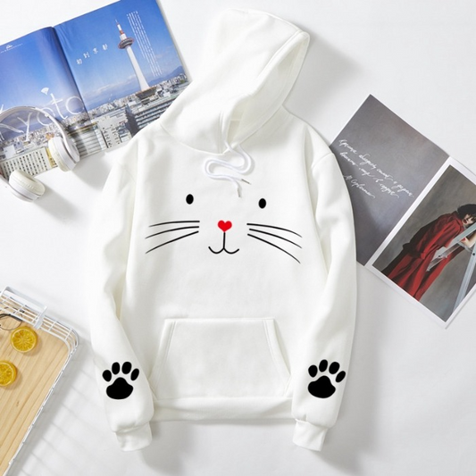 Cat hoodie for girls