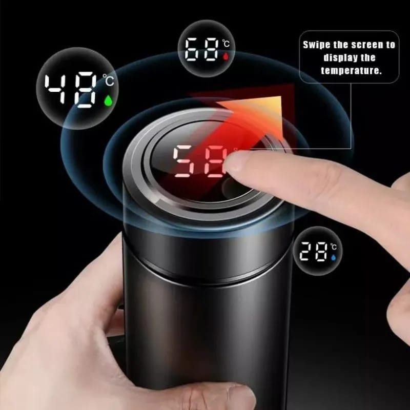 Temperature vaccum insulated water bottle 17oz, Thermoflask stainless coffee cup