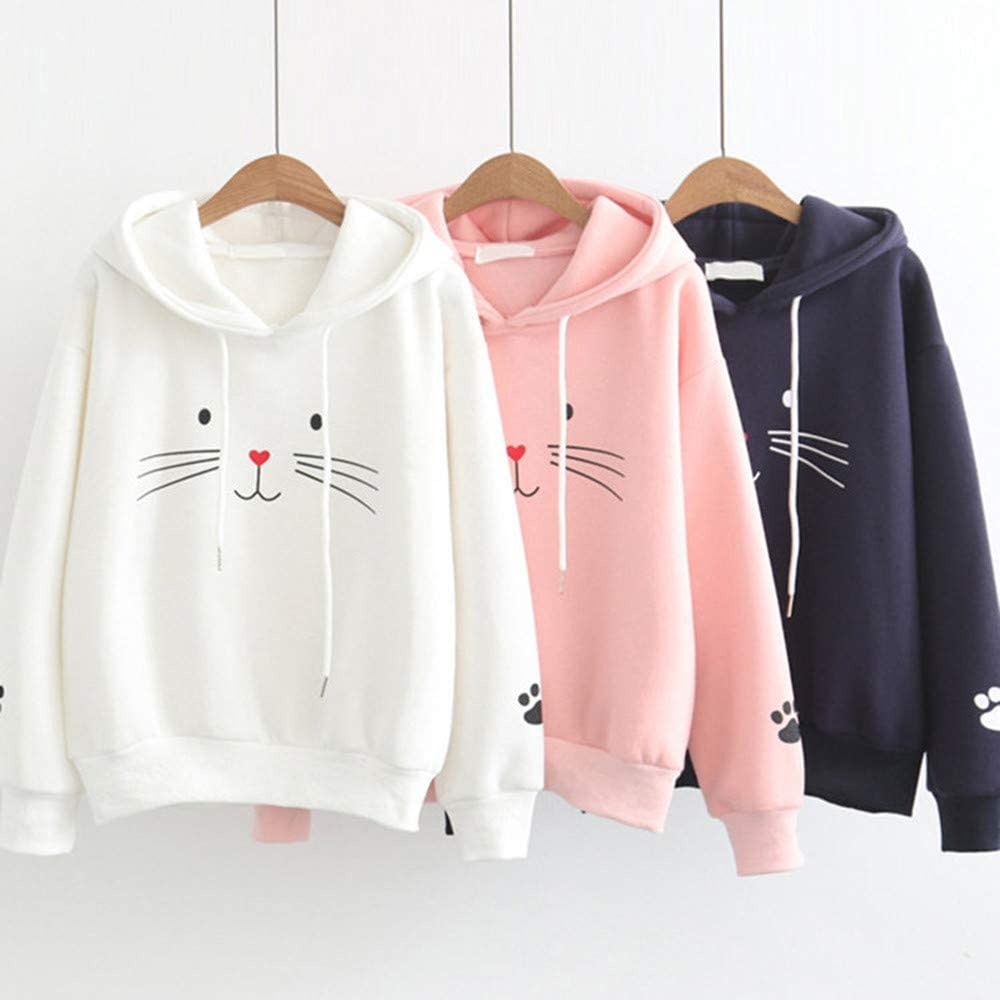 Cat hoodie for girls
