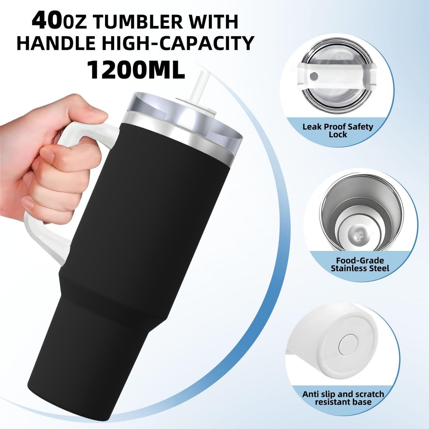 Stainless steel insulated tumbler hot and cold thumbler flask