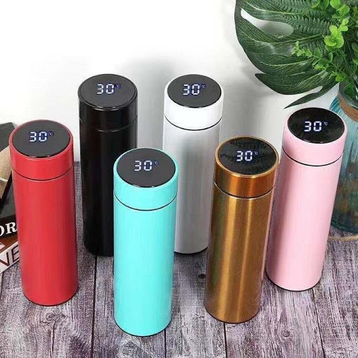 Temperature vaccum insulated water bottle 17oz, Thermoflask stainless coffee cup
