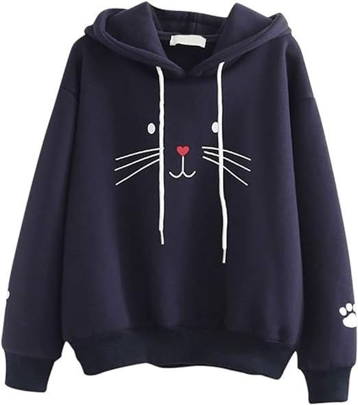 Cat hoodie for girls