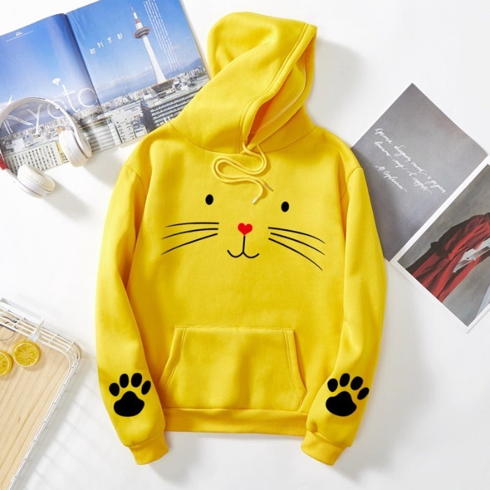 Cat hoodie for girls